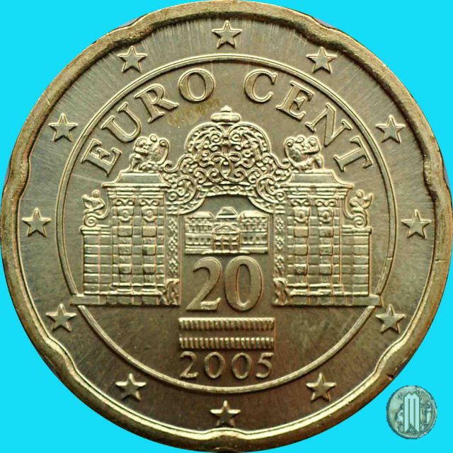 20 centesimi di Euro 2005 (Vienna)