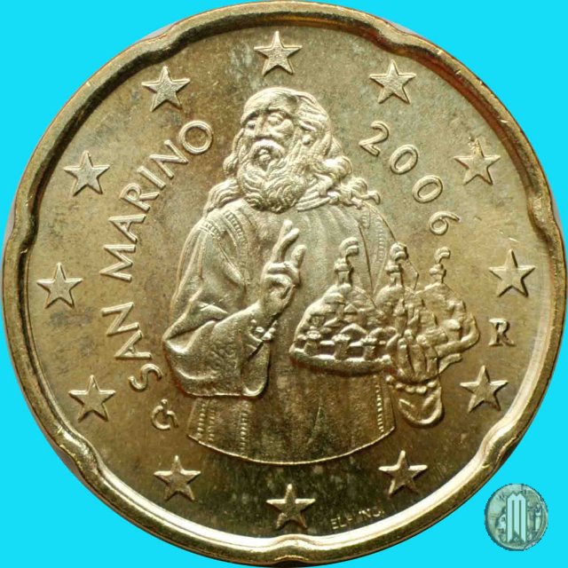 20 centesimi di Euro 2006 (Roma)