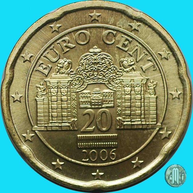 20 centesimi di Euro 2006 (Vienna)