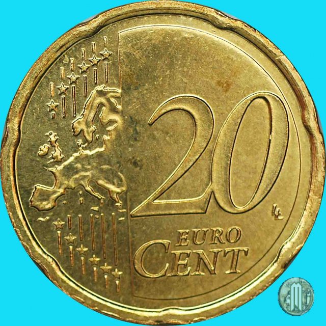 20 centesimi di Euro 2007 (Utrecht)