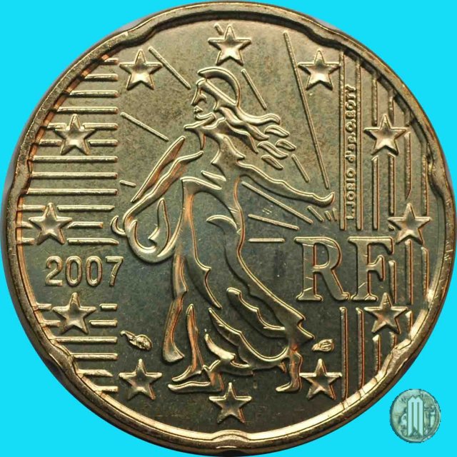 20 centesimi di Euro 2007 (Parigi)