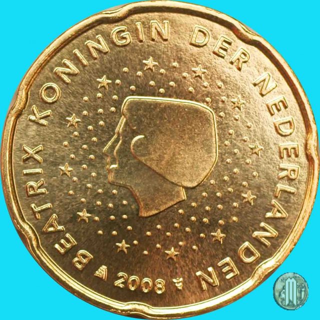 20 centesimi di Euro 2008 (Utrecht)