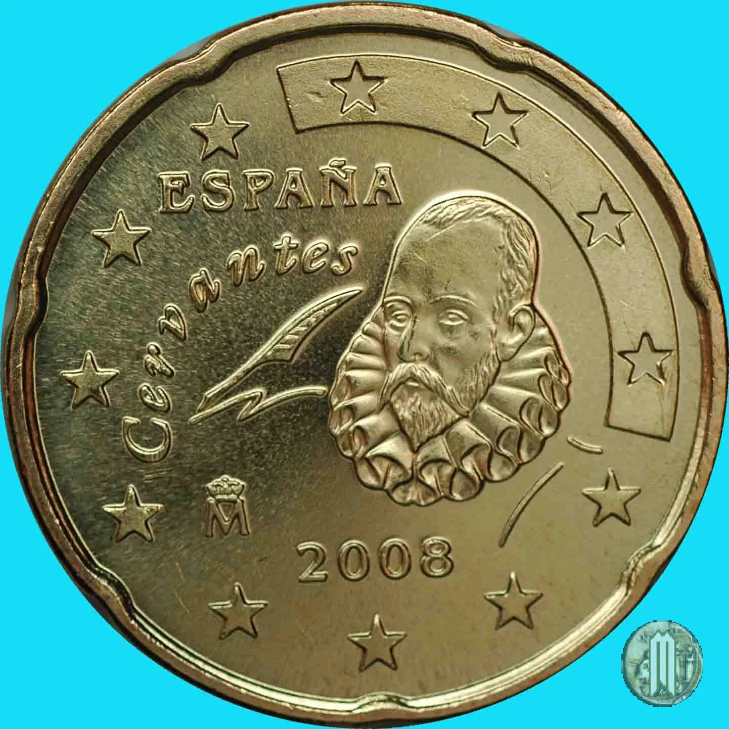 20 centesimi di Euro 2008 (Madrid)