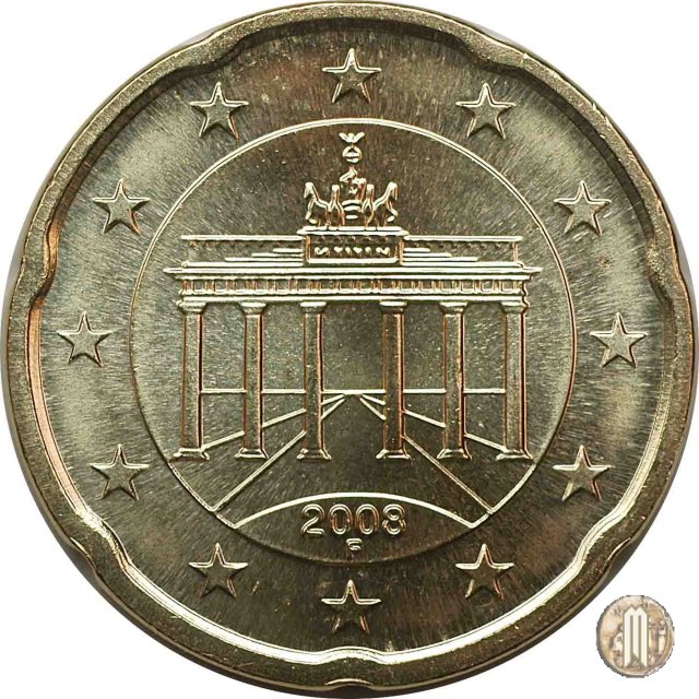 20 centesimi di Euro 2008 (Stoccarda)