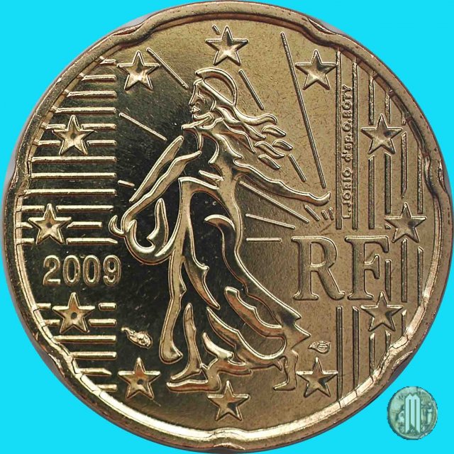 20 centesimi di Euro 2009 (Parigi)