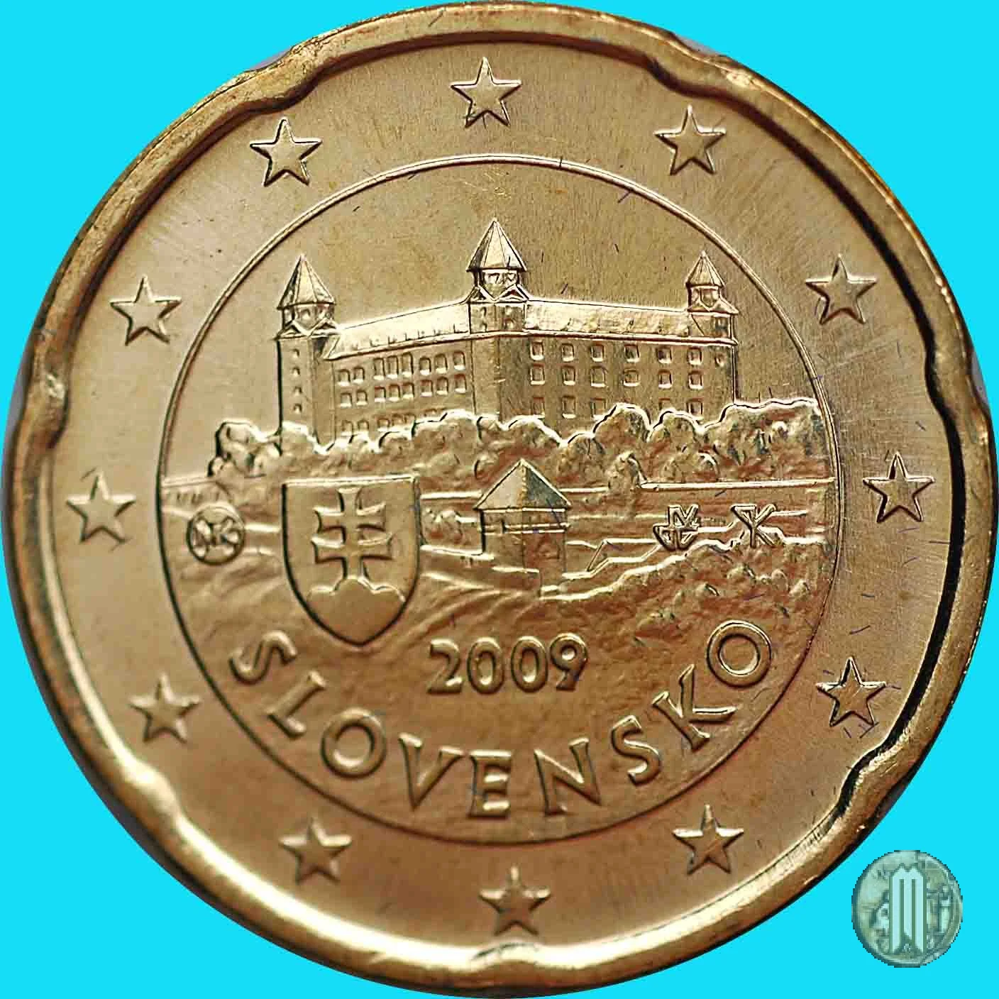 20 centesimi di Euro 2009 (Kremnica)