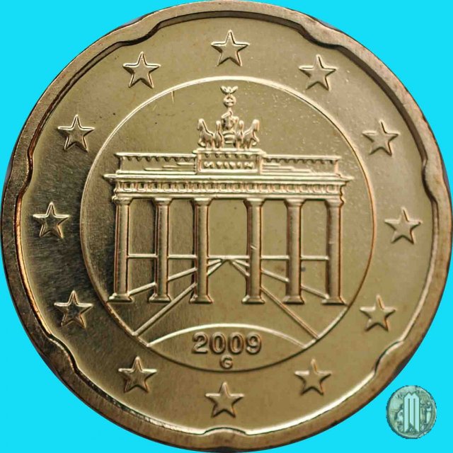 20 centesimi di Euro 2009 (Karlsruhe)