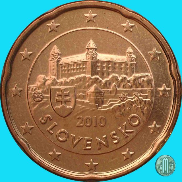 20 centesimi di Euro 2010 (Kremnica)