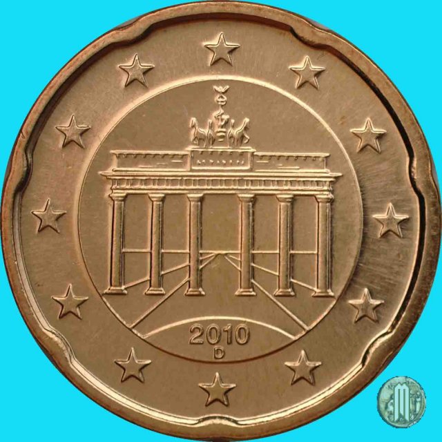 20 centesimi di Euro 2010 (Monaco)