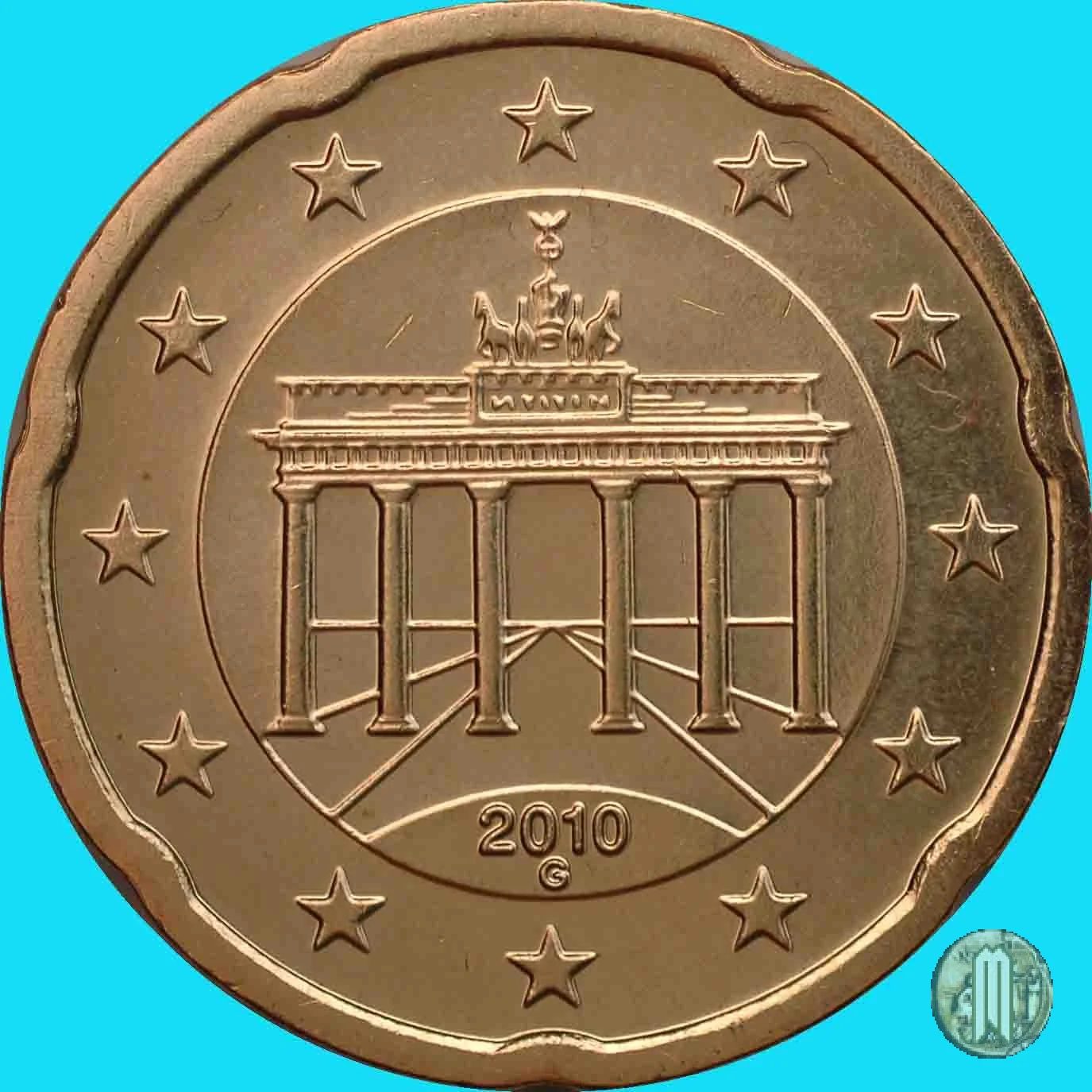 20 centesimi di Euro 2010 (Karlsruhe)