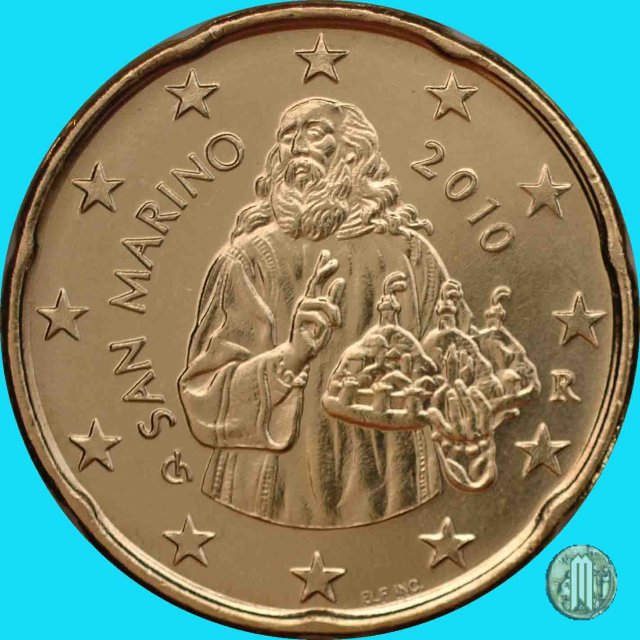 20 centesimi di Euro 2010 (Roma)