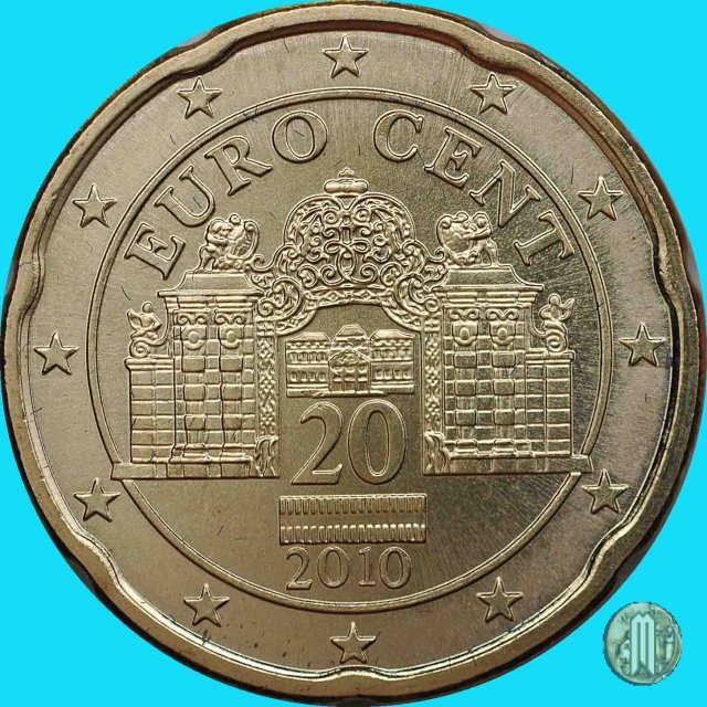 20 centesimi di Euro 2010 (Vienna)