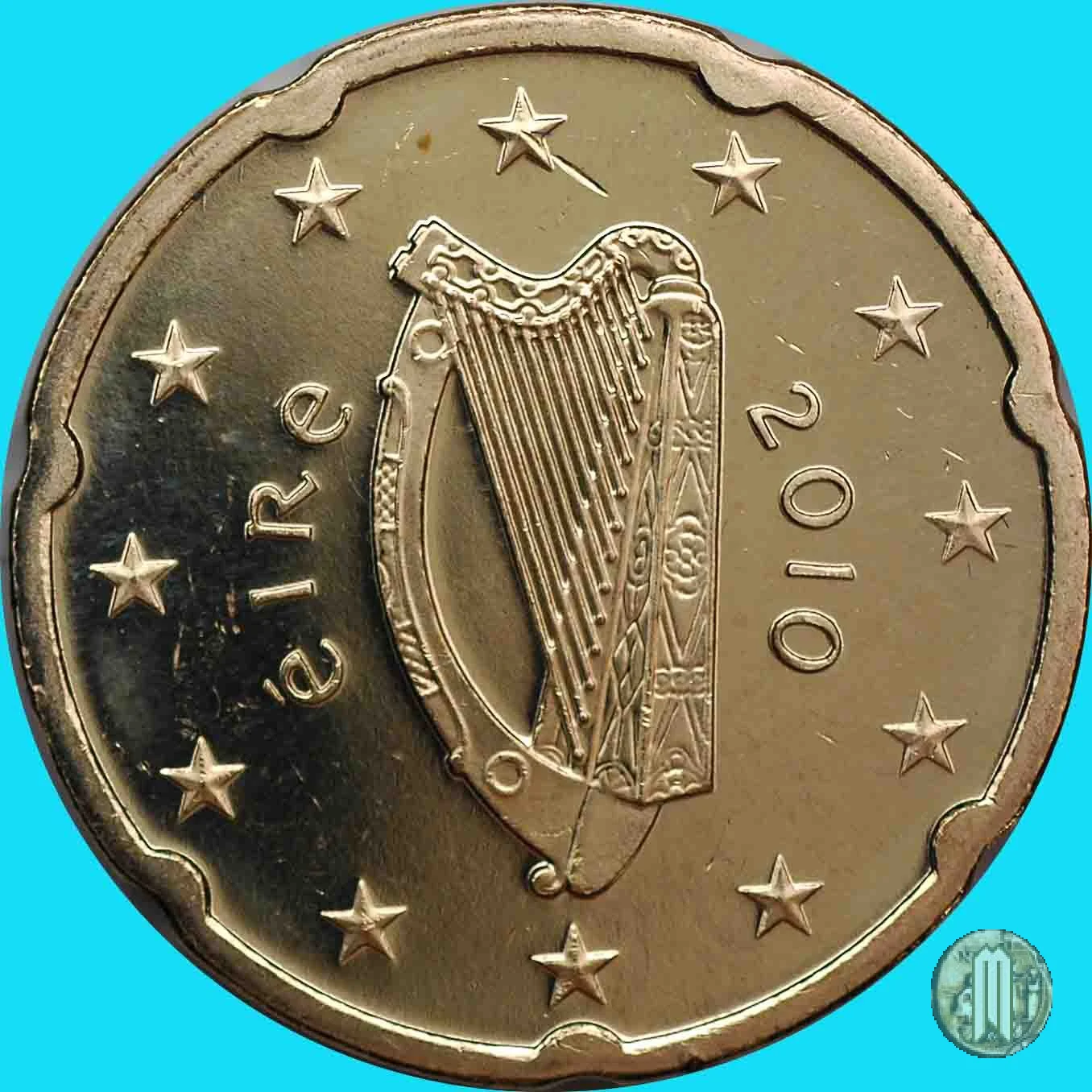 20 centesimi di Euro 2010 (Dublino)