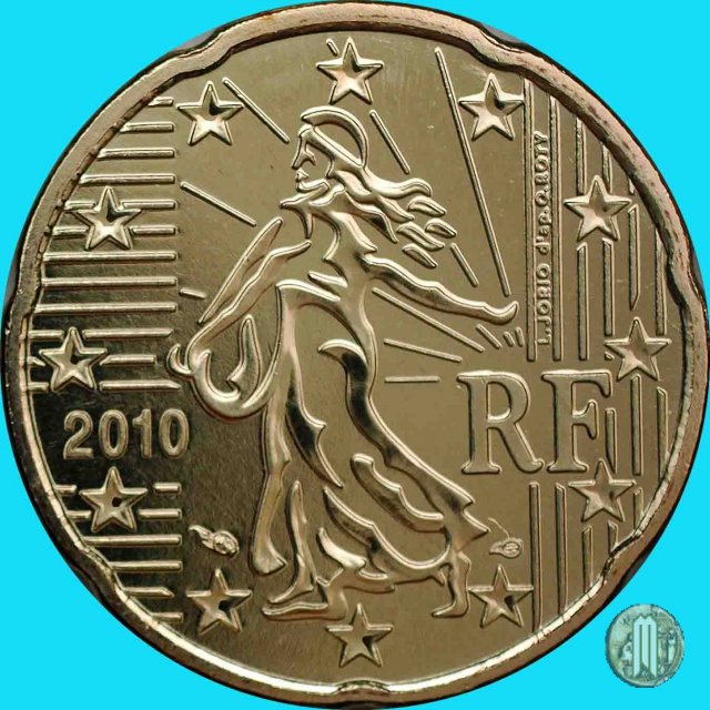 20 centesimi di Euro 2010 (Parigi)