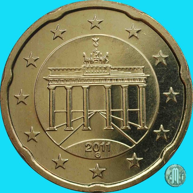 20 centesimi di Euro 2011 (Karlsruhe)