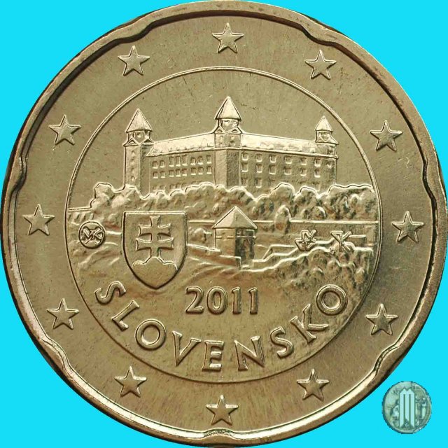 20 centesimi di Euro 2011 (Kremnica)