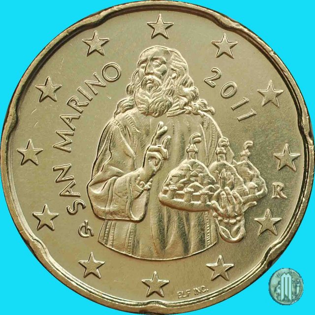 20 centesimi di Euro 2011 (Roma)