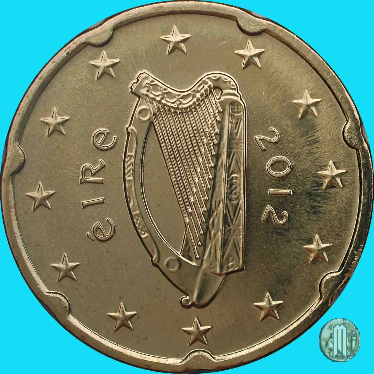 20 centesimi di Euro 2012 (Dublino)