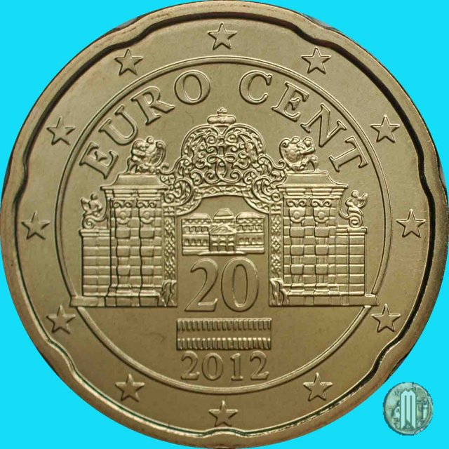 20 centesimi di Euro 2012 (Vienna)