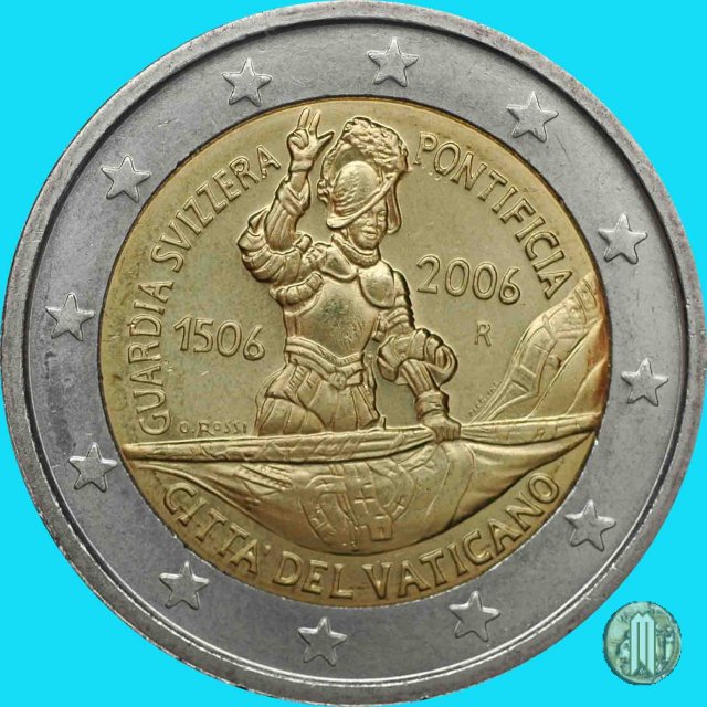 2 Euro 2006 Cinquecentenario dell'Istituzione della Guardia Svizzera 2006 (Roma)