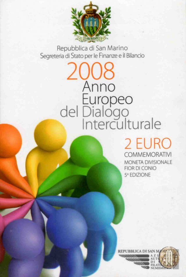 2 Euro 2008 Anno Europeo del Dialogo Interculturale 2008 (Roma)