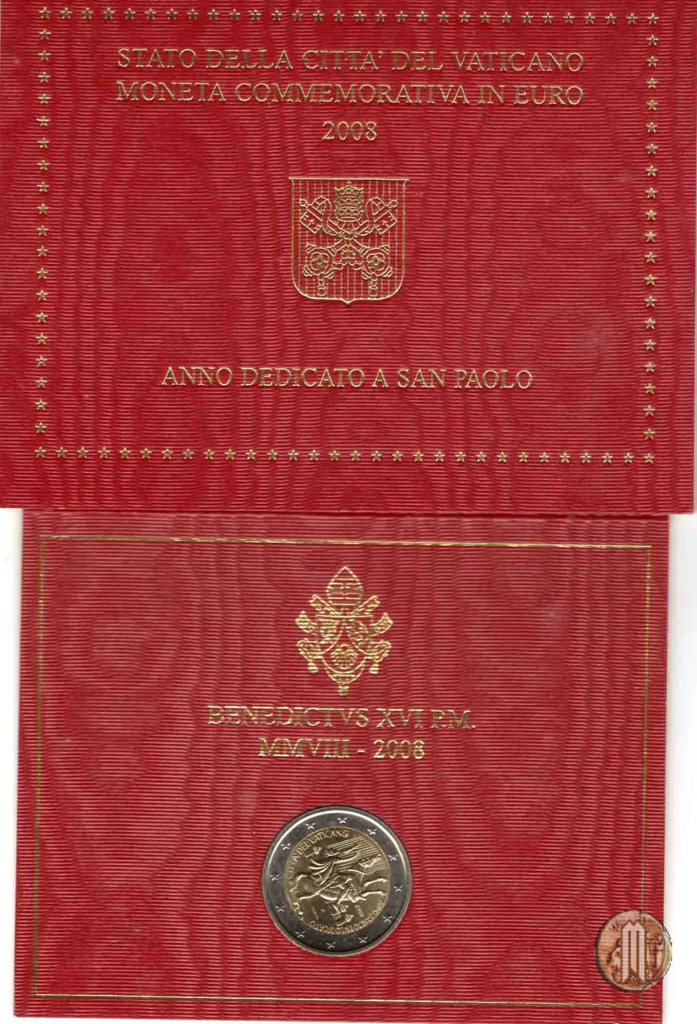 2 Euro 2008 Anno Paolino 2008 (Roma)