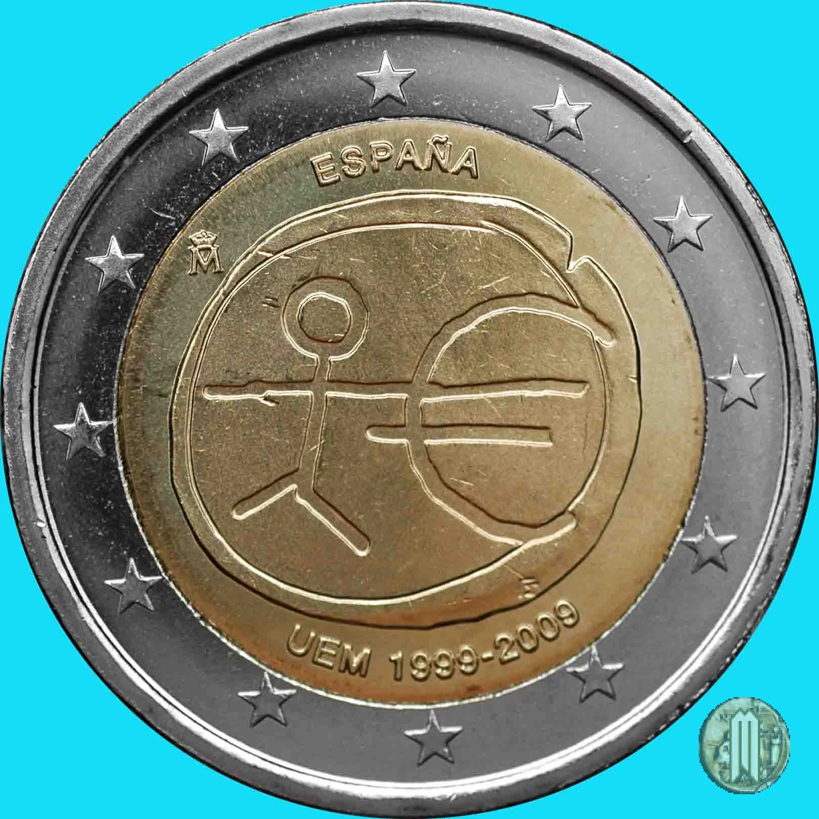 2 Euro 2009 10&deg; Anniversario dell'EMU 2009 (Madrid)