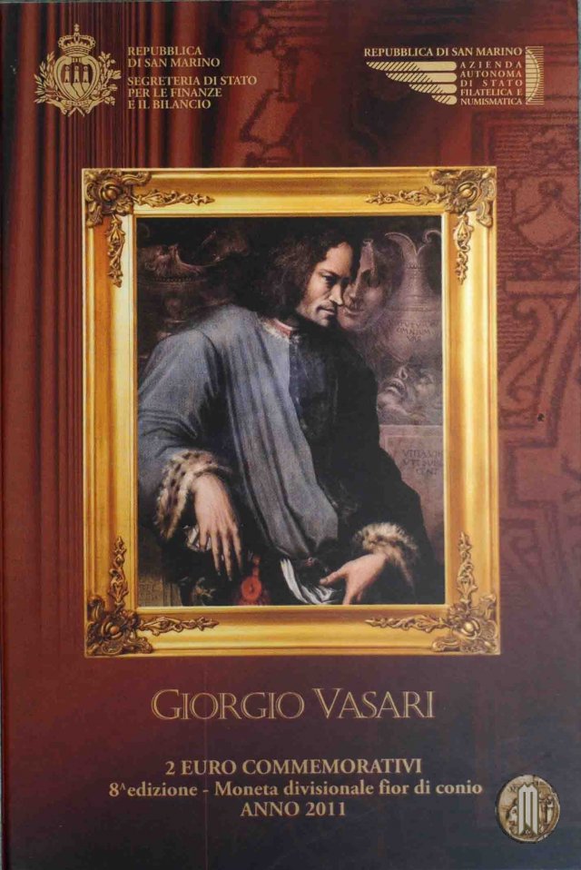 2 Euro 2011 500° Anniversario della Nascita di Giorgio Vasari 2011 (Roma)