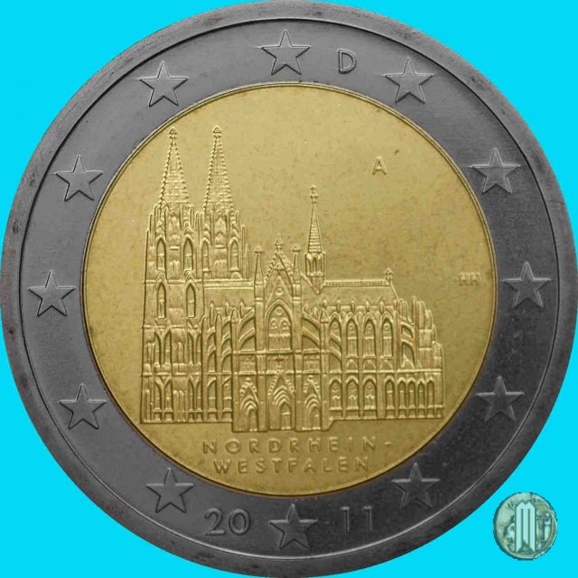 2 Euro 2011 Nordrhein-Westfalen: Kölner Dom 2011 (Berlino)