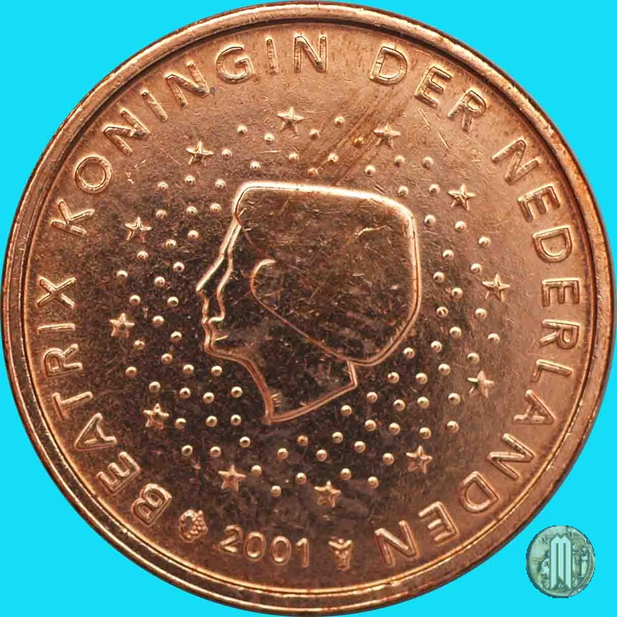 2 centesimi di Euro 2001 (Utrecht)