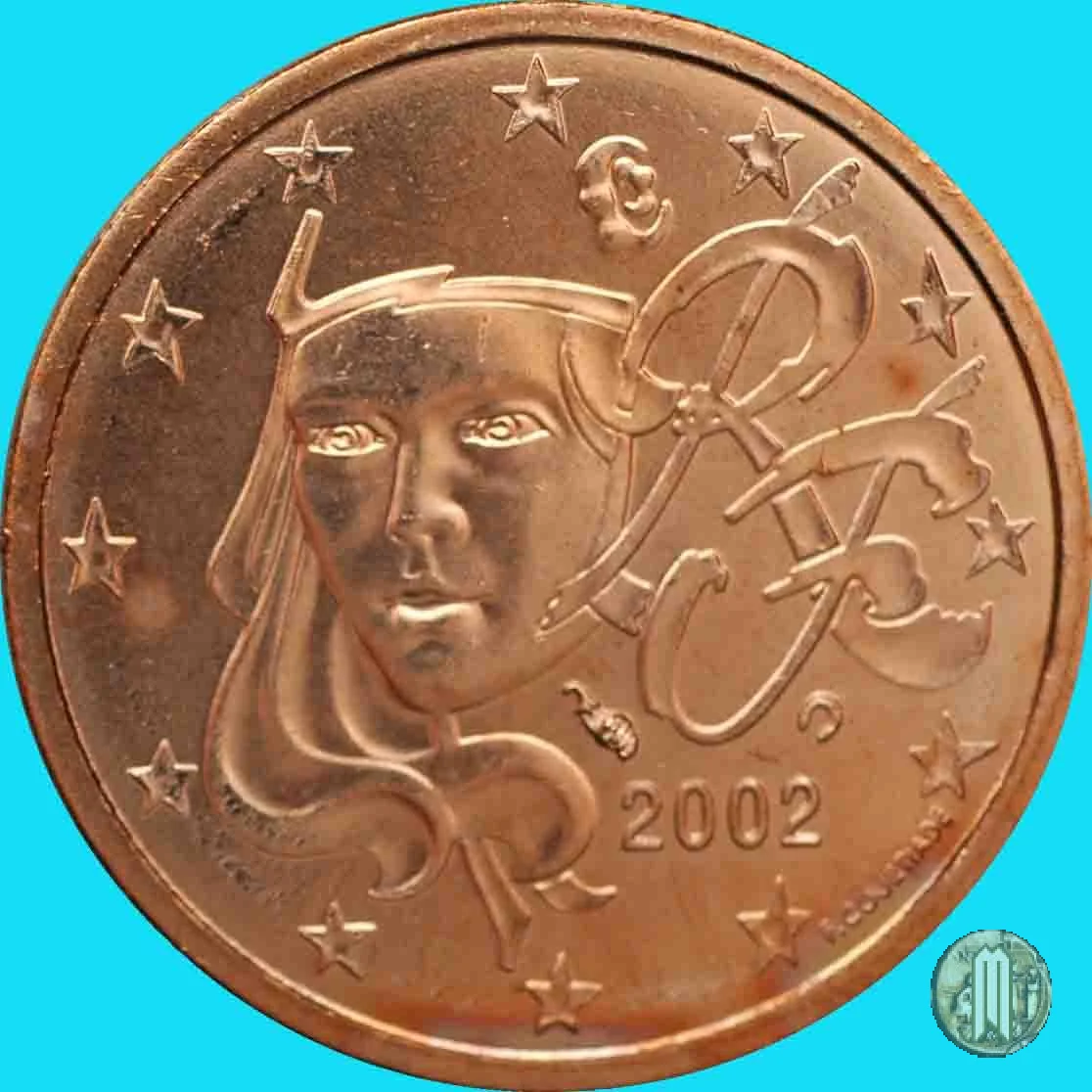 2 centesimi di Euro 2002 (Parigi)