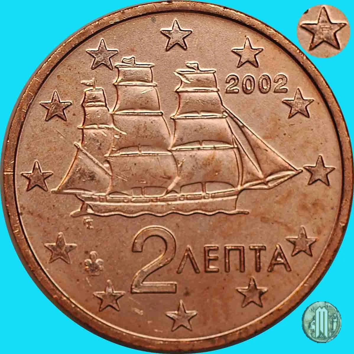 2 centesimi di Euro 2002 (Parigi)