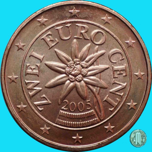 2 centesimi di Euro 2005 (Vienna)