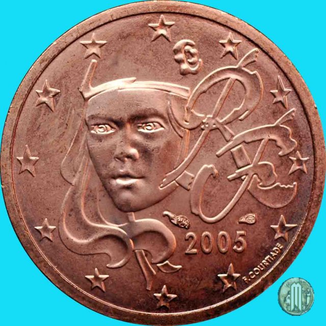 2 centesimi di Euro 2005 (Parigi)