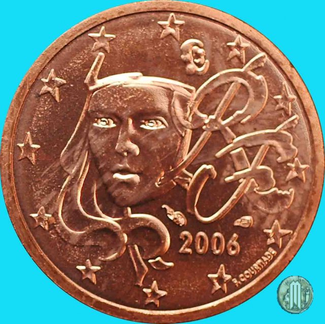 2 centesimi di Euro 2006 (Parigi)