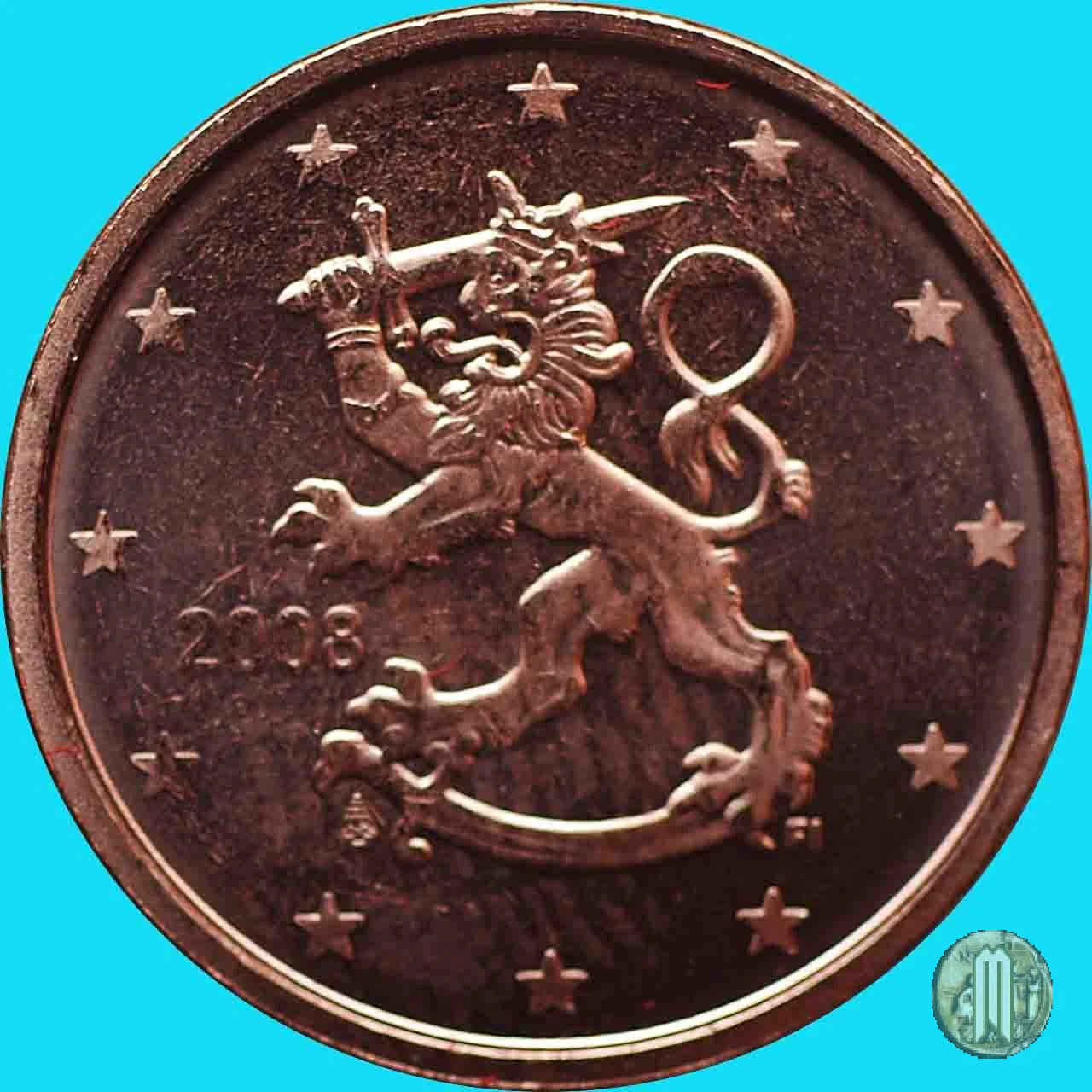 2 centesimi di Euro 2008 (Vantaa)