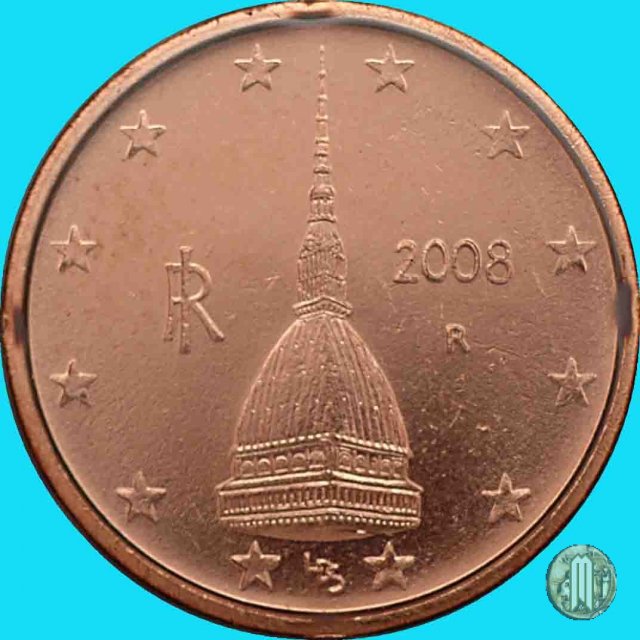 2 centesimi di Euro 2008 (Roma)