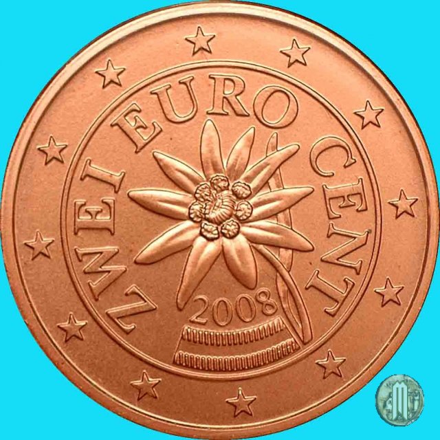 2 centesimi di Euro 2008 (Vienna)