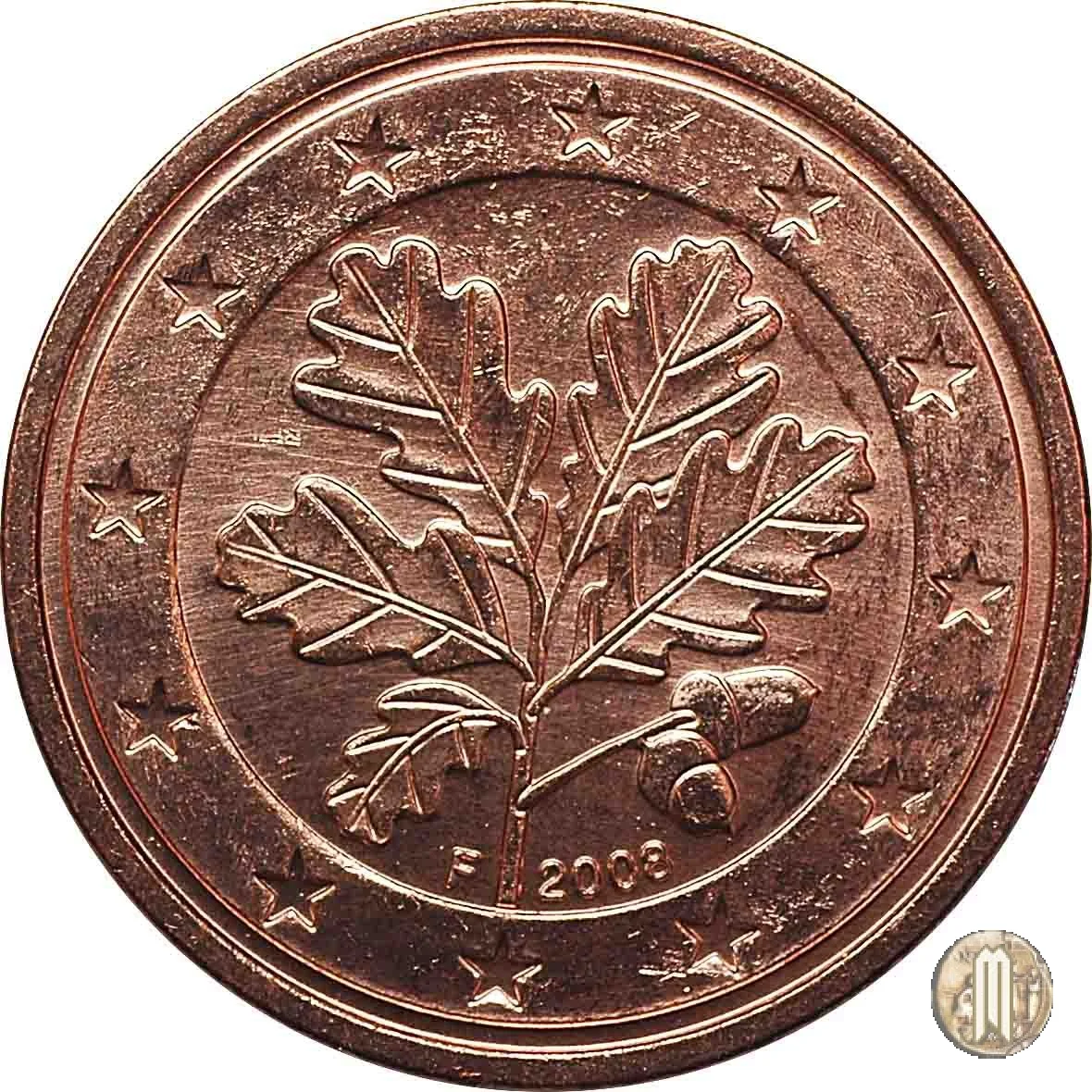 2 centesimi di Euro 2008 (Stoccarda)