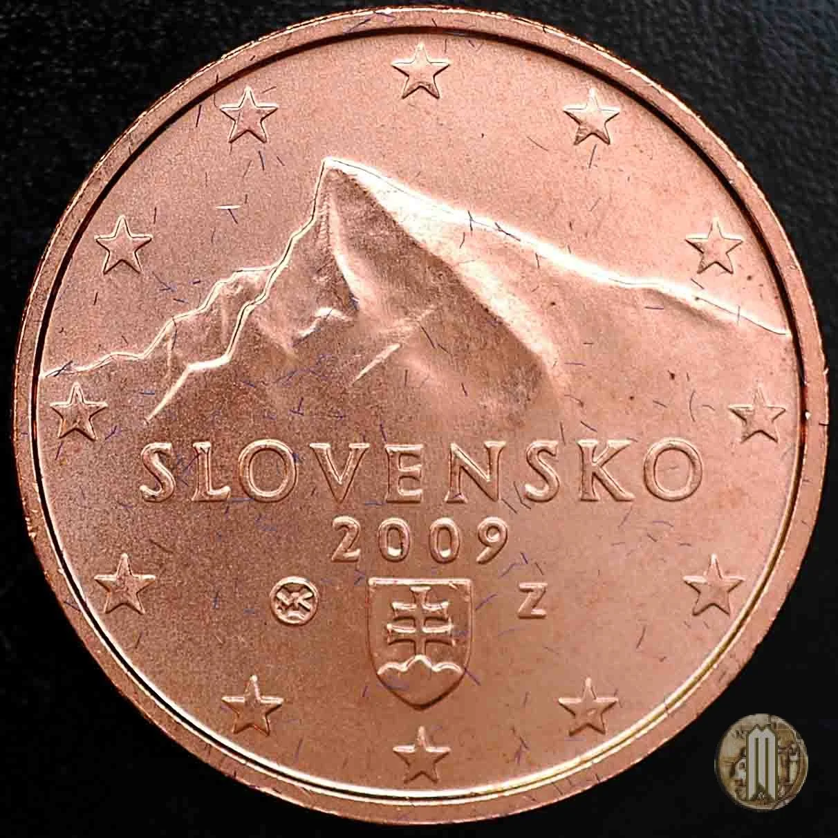 2 centesimi di Euro 2009 (Kremnica)