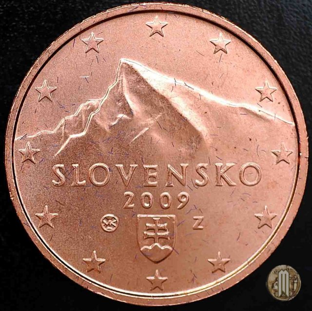 2 centesimi di Euro 2009 (Kremnica)