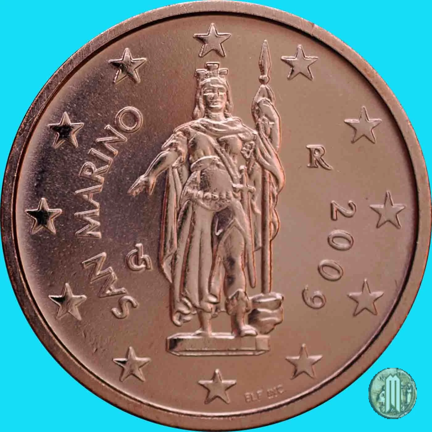 2 centesimi di Euro 2009 (Roma)