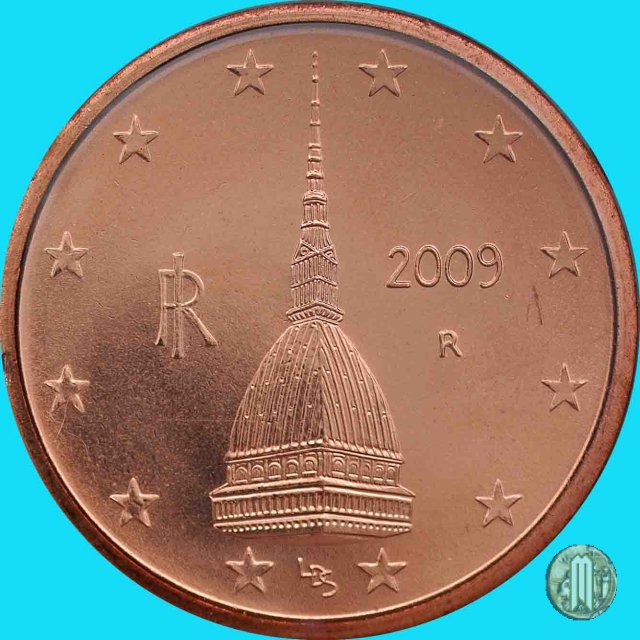 2 centesimi di Euro 2009 (Roma)