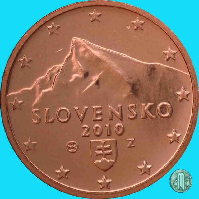 2 centesimi di Euro 2010 (Kremnica)