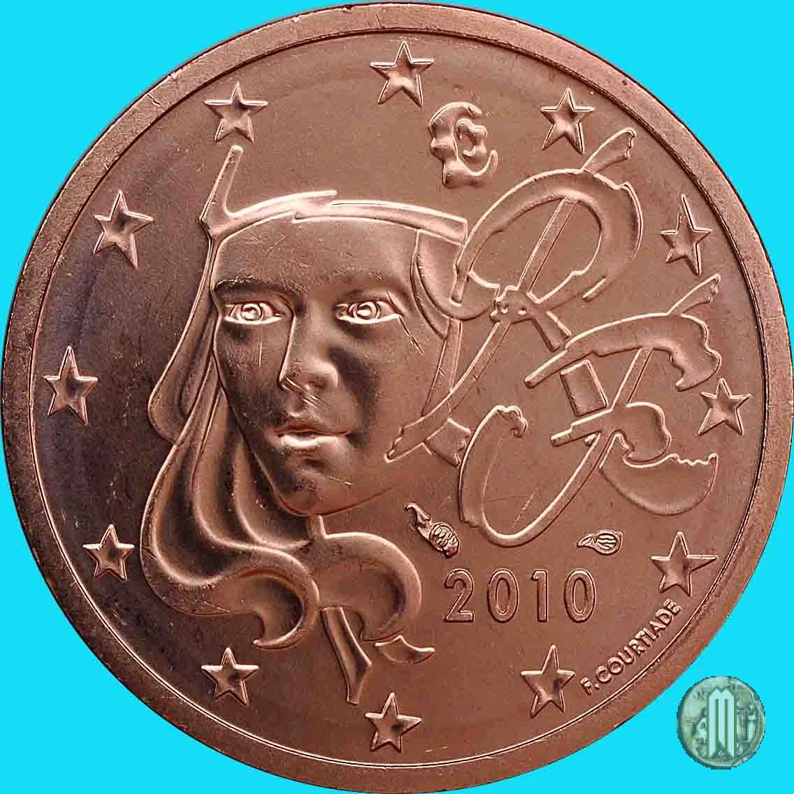 2 centesimi di Euro 2010 (Parigi)