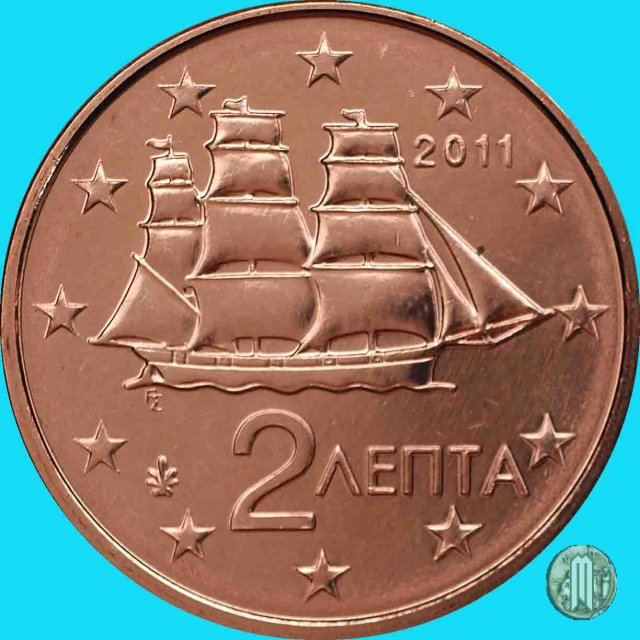 2 centesimi di Euro 2011 (Halandri)