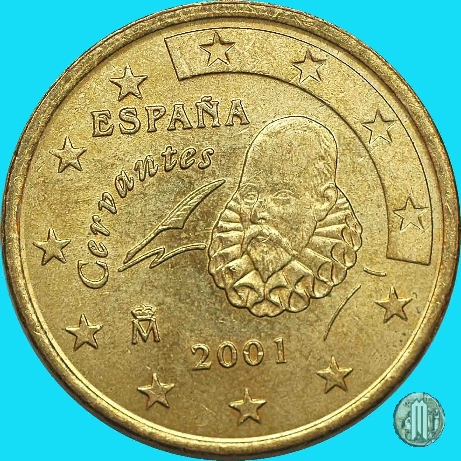 50 centesimi di Euro 2001 (Madrid)