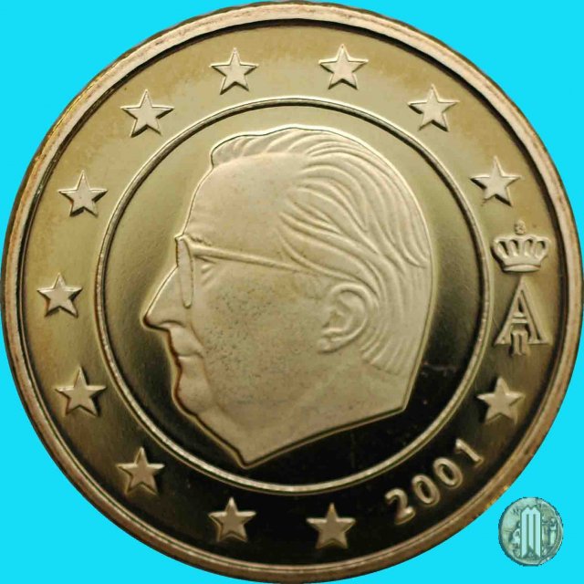 50 centesimi di Euro 2001 (Bruxelles)