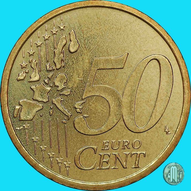 50 centesimi di Euro 2002 (Roma)