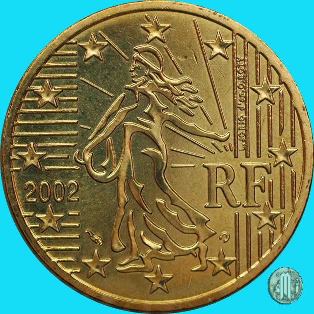 50 centesimi di Euro 2002 (Parigi)